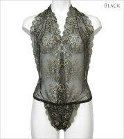 Annebra บอดี้สูท ผ้าลูกไม้ Lace bodysuit รุ่น AD5-063 สีดำ