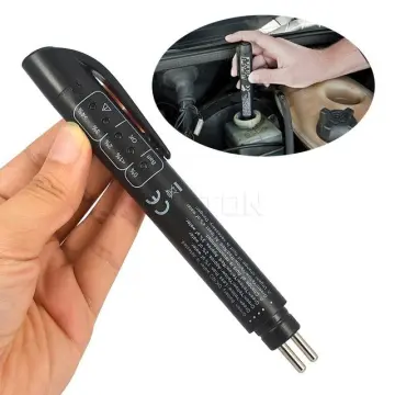 Universal Car Brake Fluid Oil Liquid Tester 5 LED Testing Pen Diagnostic  Tools