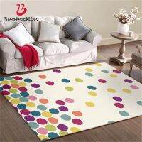 Bubble Kiss European Style Colored Art Ball Pattern Thickened Car Anti-wrinkle Area Rugs for Living Room Home Bedside Mats