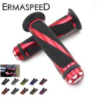 【cw】 Universal Grips Motorcycle Handlebar 22mm CNC Motocross Motorbike Bar Accessories Motorcycle Scooter Street Bike Handle Grips ！