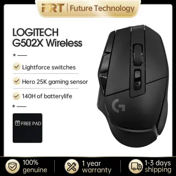 Logitech G502X Wireless Gaming Mouse G502 X LIGHTSPEED 25K Hero