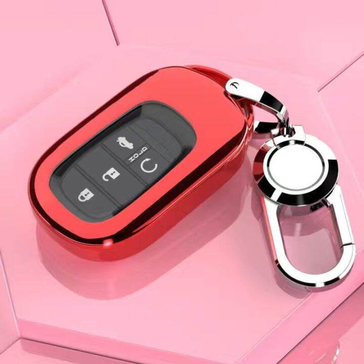 ychic-tpu-pc-honda-key-cover-honda-โลหะผสม-keychain-pendant-ที่ใส่กุญแจ-keyfob-เคสสำหรับ2022-honda-11th-generic-civic