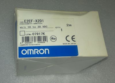 new   Omron  พร็อกซิมิตี้เซนเซอร์ สเตนเลสตัวเครื่อง [E2EF] (E2EF-X2D1 2M) (.ใหม่เหลือจากงาน)