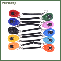 ruyifang Dog PET Puppy Cat Training clicker การเชื่อฟังช่วยข้อมือ Click button TRAINER