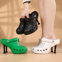 2022 Summer Women Sandals Hole clogs Slippers Sexy Heel Slippers Shoes Fashion Womens Flip Flop Woman Pump High Heels Sandal