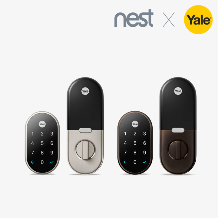 google-nest-x-yale-lock-กลอนประตูอัจฉริยะ-รองรับ-nest-connect-ควบคุมผ่านแอพ-และกดรหัสประตู