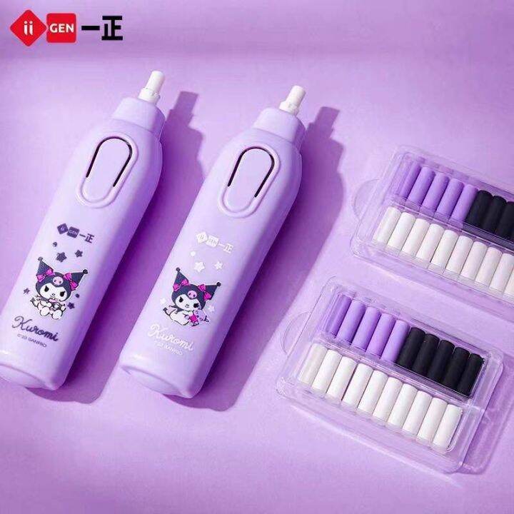 2 styles Sanrio Kuromi Electric Eraser Pencil Drawing Mechanical Sketch