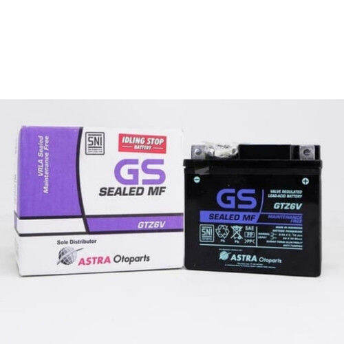 AKI KERING GS ASTRA TYPE GTZ-6V ORIGINAL ASTRA ISS ACCU MOTOR AKI ASLI