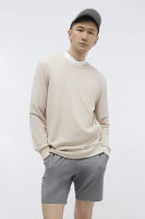 ESP เสื้อถักนิตแขนยาว ผู้ชาย สีงาช้าง | Long Sleeve Knit Sweatshirt | 3720