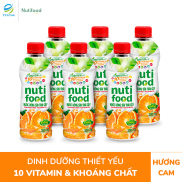 Lốc 06 Chai Thùng 24 Chai 300mL Nước uống Sữa Trái Cây Siêu Quả Nutifood