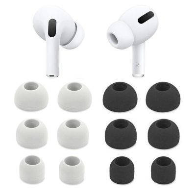 ขนาด S/M/L สำหรับเอียร์บัดเอียร์บัด3 Airpods3ซิลิโคนคู่หูฟัง Soft Pro อุปกรณ์หูฟังสีดำ/ ขาว