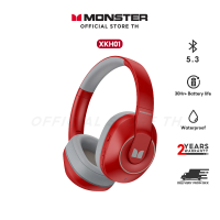 Monster XKH01หูฟังบลูทูธแฟชั่น BT5.3หูฟังไร้สายพับชุดหูฟังสเตอริโอไฮไฟ Super Bass เคสระบายความร้อน Fast และสวมใส่เป็นเวลานานสำหรับเดินและฟังเพลง