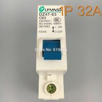 เครื่องหมายซีอี1P Dz47-32a ราง Din 230/400V ~ 50Hz/60Hz เบรกเกอร์ Mcb C45ประเภท C