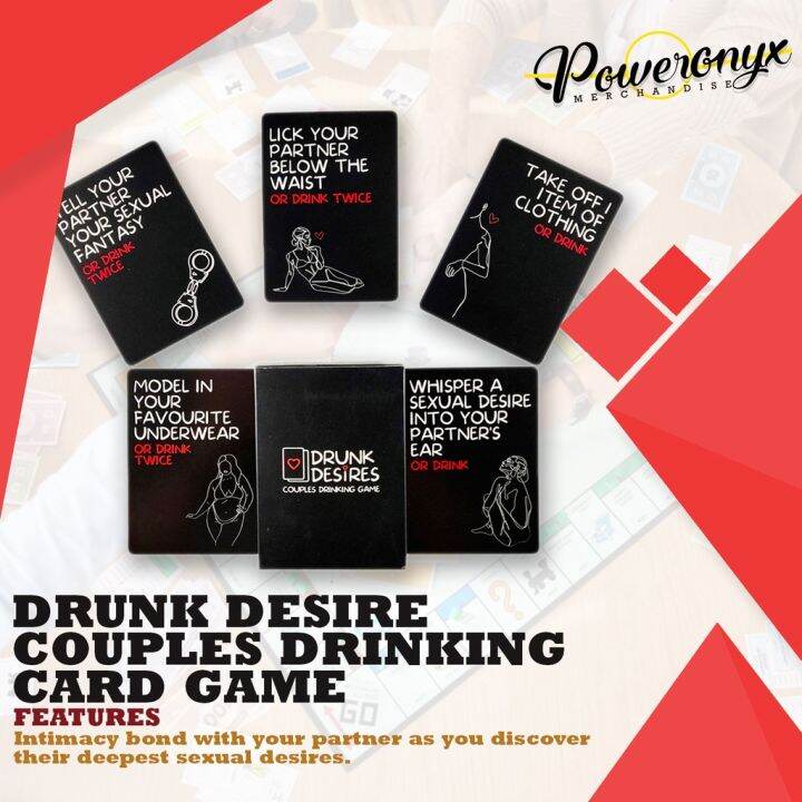 Drunk Desires Couples Drinking Card Game Lazada PH