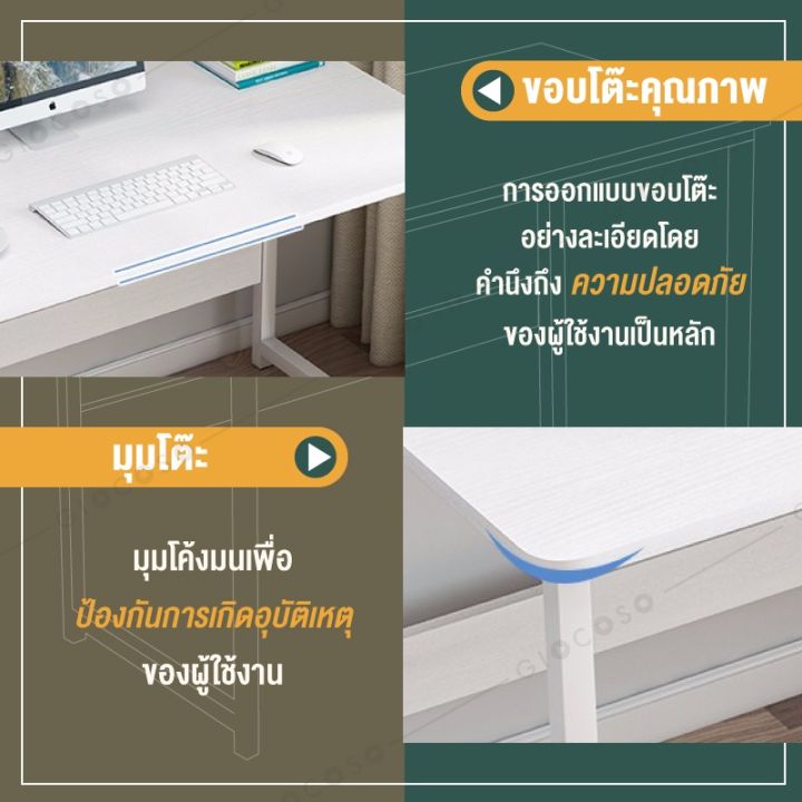 ปังปุริเย่-โต๊ะ-โต๊ะทำงาน-โต๊ะคอมพิวเตอร์-หน้าโต๊ะไม้-โต๊ะเอนกประสงค์-ขาเหล็ก-รุ่น1701a-white-พร้อมส่ง-โต๊ะ-ทำงาน-โต๊ะทำงานเหล็ก-โต๊ะทำงาน-ขาว-โต๊ะทำงาน-สีดำ