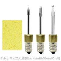 hk✑☒✵  3PCS Welding Soldering Tips Threaded With Cleaning Sponge E10 Interface