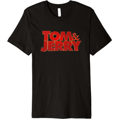 OO เสื้อยืด พิมพ์ลายโลโก้ภาพยนตร์ Tom &amp; Jerry พรีเมี่ยม สําหรับผู้ใหญ่S-5XL