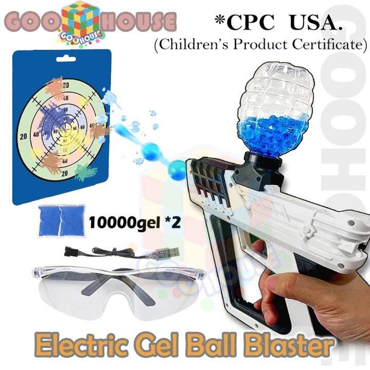 Electric Gel Blaster Water Ball Blaster Gel Beads With Goggles Toy guns