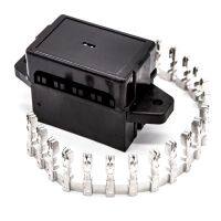 Double Row 9 Loop Road Medium Auto Relay Fuse Box with 18pcs Terminals BX2091-1 Car Insurance Holder for cars electric cars