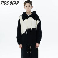 TIDE BEAR เสื้อกันหนาวมีฮู้ดแบบใหม่สำหรับผู้ชาย,เสื้อกันหนาวแบบสวมหัวแนวฮาราจูกุแนวฮาราจูกุแนวลำลองลำลองสวมใส่ในฤดูใบไม้ผลิและใบไม้ผลิ