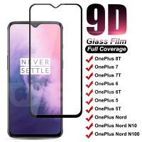 （AA NEW）9D FullGlass สำหรับ Oneplus 5 5T 6 6T 7 7T 8T ป้องกันหน้าจอ1 7 1 8TPlusN10 N100Film Case