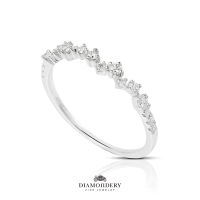 แหวนเพชร Cluster Diamond Band (Diamond Ring)