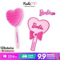 พร้อมส่ง⚡ หวี กระจก กิ๊บติดผม Colorkey X Barbie บาร์บี้ กระจกพกพา หวีแปรง หวีนวด Nailspop