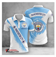 New Premier League powerhouse, Triple Crown Manchester-City 2023 new design 3D POLO SHIRT (contact online for free customization) -NO.HGFSJH4W16