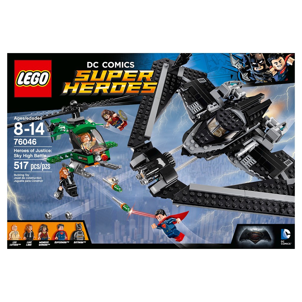 LEGO 76046 Heroes of Justice Sky High Battle 517pcs for sale online 