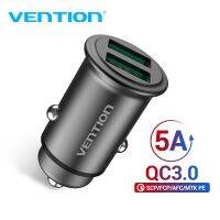 Vention อุปกรณ์ชาร์จเร็วติดรถยนต์ Dual Qc พอร์ต 3.0 25 W / 5a