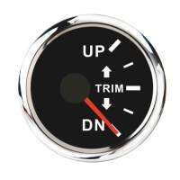 Online-Home Boat Trim Gauge outboard Engine Trim TILT Gauge จอแสดงผลขวาหน้าปัดสีดำ