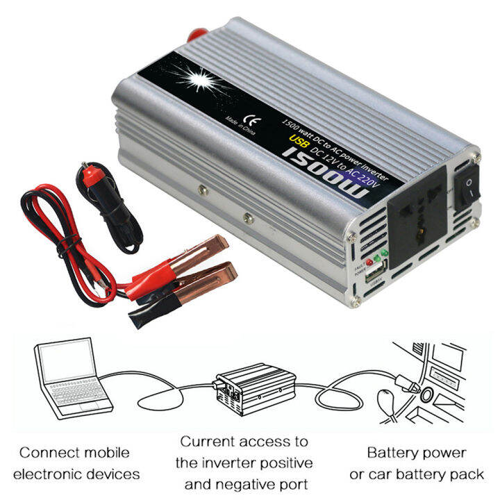 Power Inverter Vehicle Power Converter Universal Modified Sine Wave