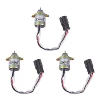 3X 12V Flameout Solenoid Valve 1503ES-12S5SUC12S 119233-77932 is Suitable for Kubota Yangma