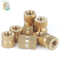 ♂ 100pcs/50pcs/20pcs/10pcs m1.4 M2 M2.5 M3 M4 M5 M6 M8 Braas insert nut Injection Molding Brass Knurled Thread Inserts Nuts