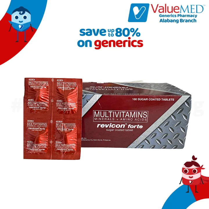 Revicon Forte multivitamins 10 pcs Lazada PH