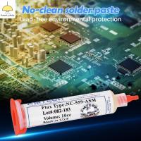 MEZCJ คุณภาพสูงปราศจากสารตะกั่ว10cc สำหรับโทรศัพท์ LED BGA SMD PGA PCB เครื่องมือซ่อมแซมงานใหม่บัดกรียี่ห้อฟลักซ์โซลเดอร์ S อุปกรณ์ช่างเชื่อมติดบัดกรี