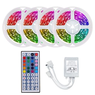 20M RGB LED Strip Light 3528 1200LEDs Flexible LED Light Strip with 44 Key Remote for Bedroom Halloween Christmas