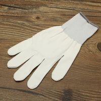 6 Pairs Cotton Gloves Vinyl Wrap Anti-Static Gloves Workplace