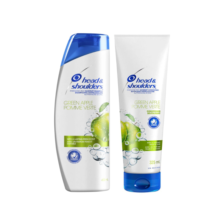 Head and Shoulders Smooth & Silky / Green Apple Dandruff Shampoo and