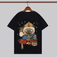 【พร้อมสำหรับการจัดส่ง】เสื้อยืดแมวกวักไทย