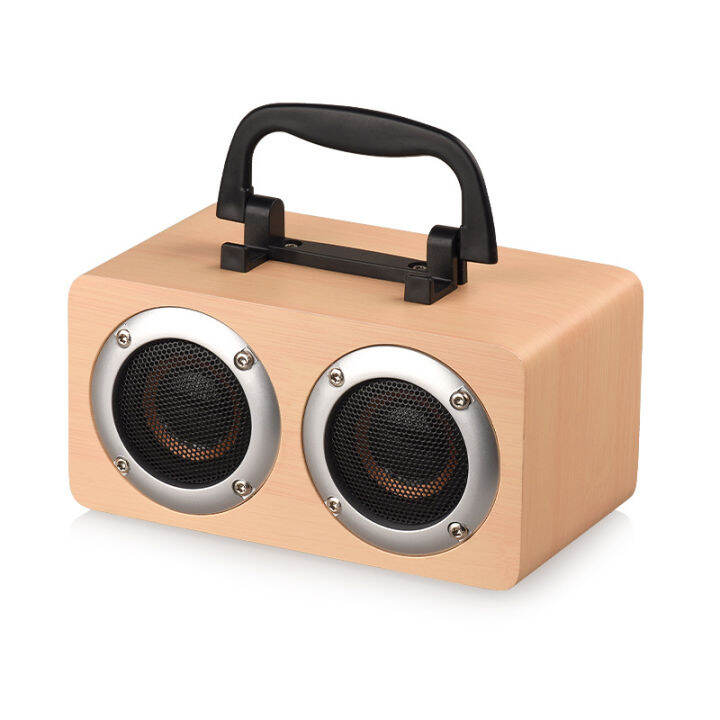 w5b-wireless-bluetooth-speaker-portable-mobile-phone-stand-stereo-subwoofer-speaker-microphone-wooden-portable-bluetooth-speaker