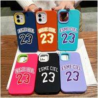 เคสใส่ชื่อบาสเก็ตบอลสำหรับ Samsung S22บวก S21 S20 FE A73 A72 A53 A52 A50 A33 A32 A22 A21S ที่คลุม A10S A20S