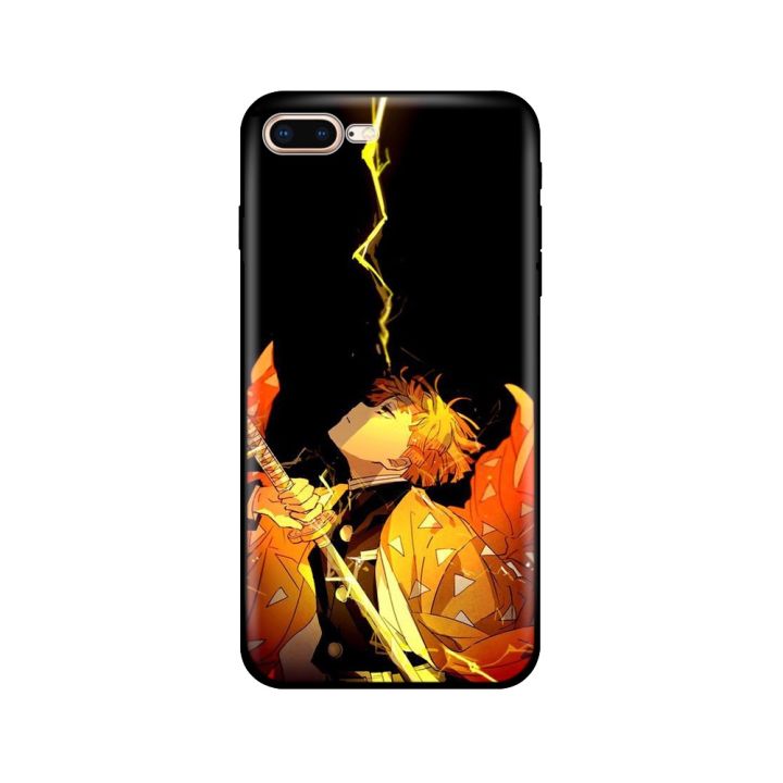 for-apple-iphone-5s-5-s-se-2020-2016-6s-6-s-7-8-plus-case-phone-back-cover-bag-soft-silicon-black-tpu-case-anime-demon-slayer-kimetsu-no-yaiba