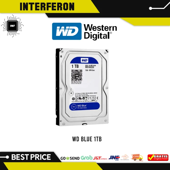 HDD WD BLUE 1 TB | Lazada Indonesia