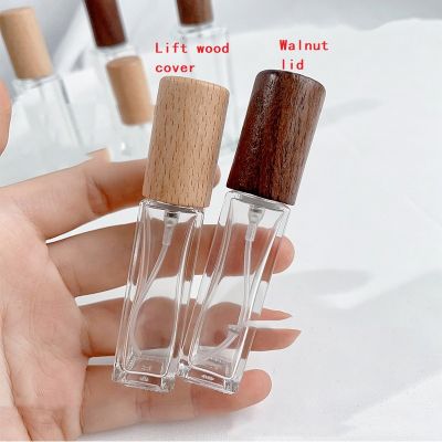 5/10/20/30ml Portable Empty Walnut Split Spray Lid Perfume Sample