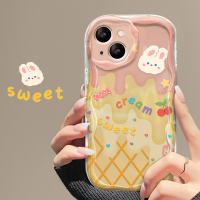 เคสสำหรับ Huawei Y7A Y9S Y9PRIME 2019 NOVA5T NOVA7i NOVA7 NOVA7SE NOVA8 NOVA9 NOVA9SE NOVA10 NOVA10PRO NOVAY70 NOVAY70PLUS P30 P30PRO P40 P40PRO P50 P50PRO MATE30 MATE30PRO MATE40 MATE40PRO MATE50 ไอศกรีมกระต่ายเคสโทรศัพท์ซิลิโคนนิ่ม