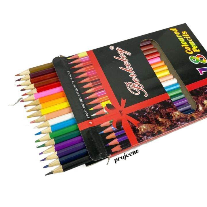 【COD4】 Berkeley Colored Pencil Set 18 Colors | Lazada PH