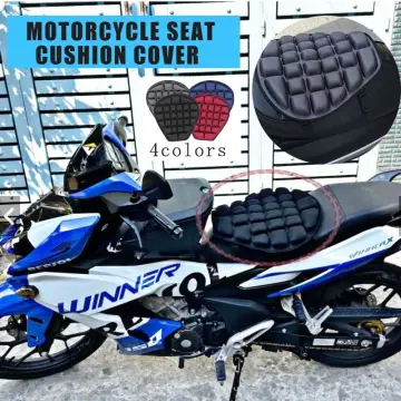 VODOOL Motorcycle Seat Gel Pad Shock Absorption Mat Motorbike