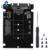 การ์ดอะแดปเตอร์โซลิดสเตทไดรฟ์ MSATA M.2เป็น SATA III Dual Interface Universal Ssd Hard Disk Adapter Card