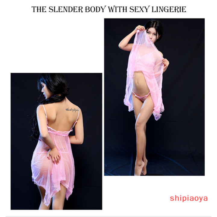 shipiaoya-ชุดชั้นในเซ็กซี่ชุดนอนลูกไม้ผู้หญิงชุดนอนเซ็กซี่ชุดชั้นใน